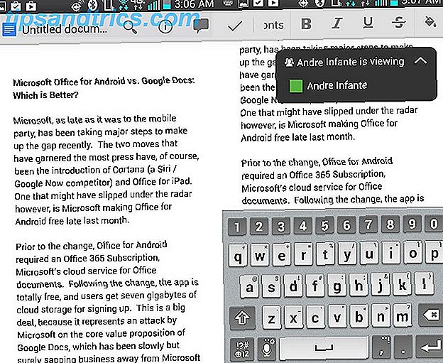 Microsoft Office pour Android et Google Docs: quel est le meilleur?