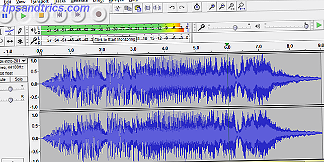 audacity strömlinjeformning processen