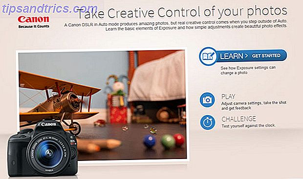 En lugar de aprender su fotografía de libros y tutoriales, esta aplicación web de Canon Canadá es la más divertida hasta el momento.  Fuera de Auto de Canon es una introducción suave a los conceptos básicos de la fotografía.