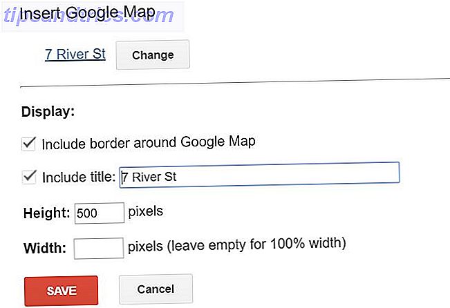 Indsætte Google Map på et websted