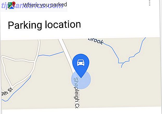 Google Maps parkeringsplads