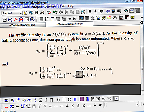 Lyx - The Ultimate Scientific Paper Writing Tool equation editor