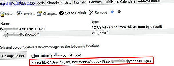 where are emails stored on outlook pop3