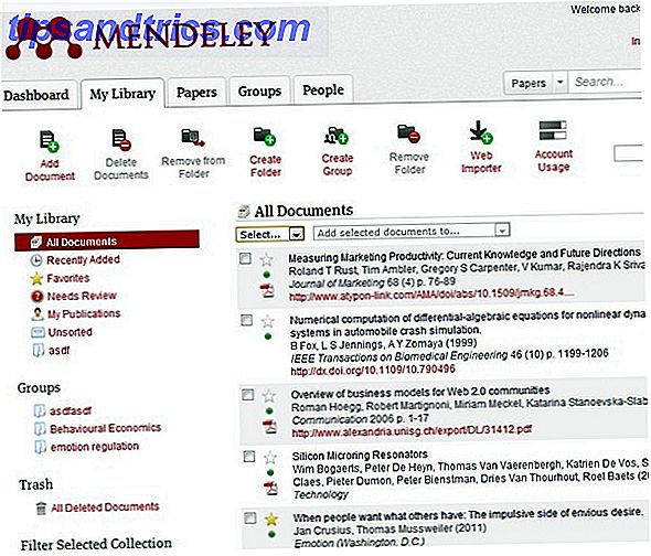 Het web heeft de afgelopen jaren een flink aantal onderzoeksvriendelijke tools zien groeien.  Laten we enkele hulpmiddelen bespreken die u helpen uw PDF-artikelbibliotheek netjes en gecatalogiseerd te houden voor gebruik wanneer u uw onderzoekspaper moet samenstellen.